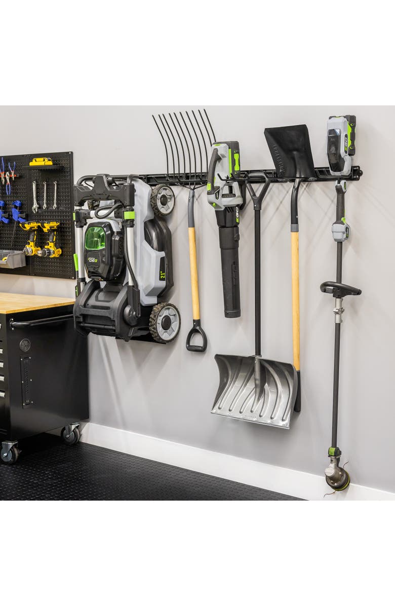 StoreYour 64" Modular Multi-Use Adjustable Garage Organizer -Holds 600 lbs, Main, color, Black