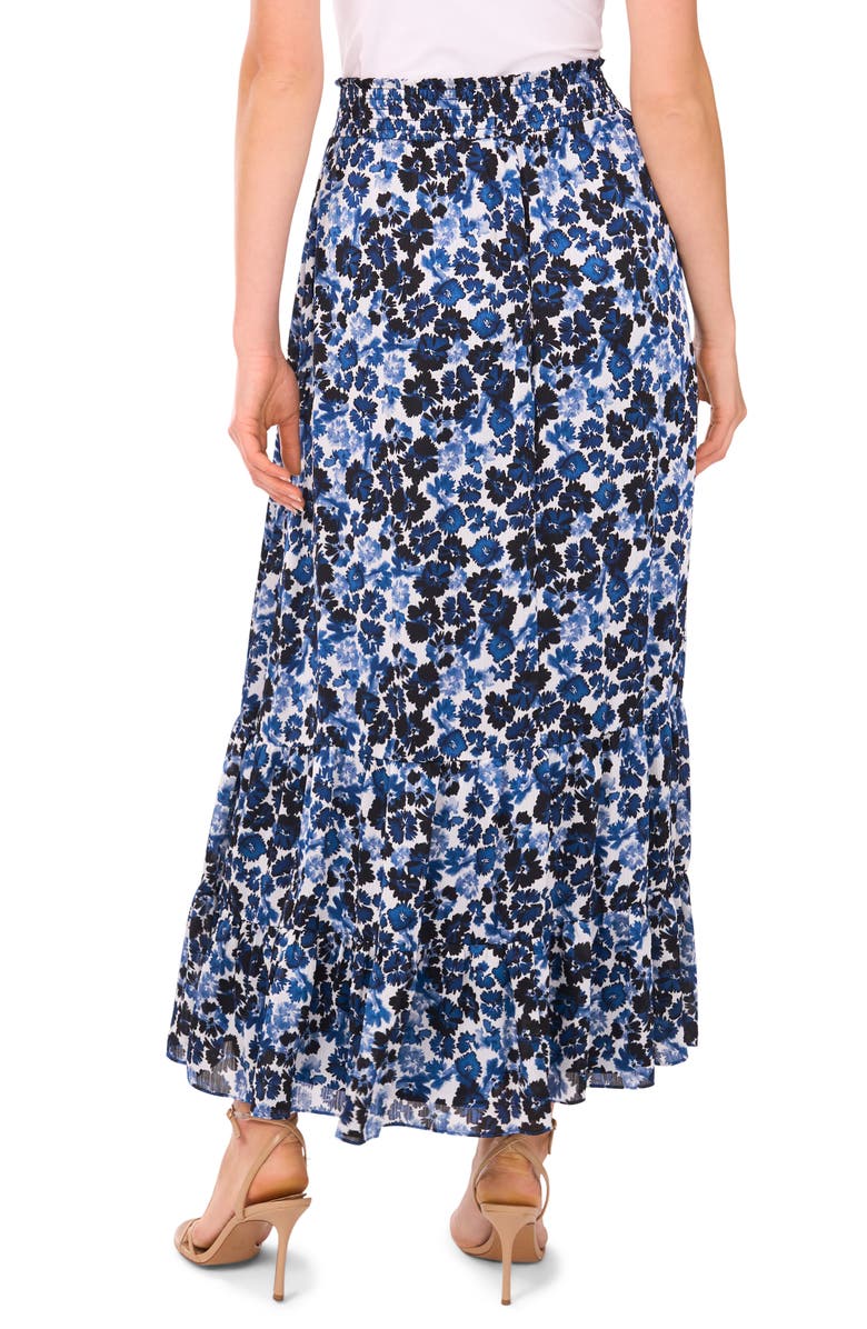 Vince Camuto Tiered Maxi Skirt, Alternate, color, Forever Blue