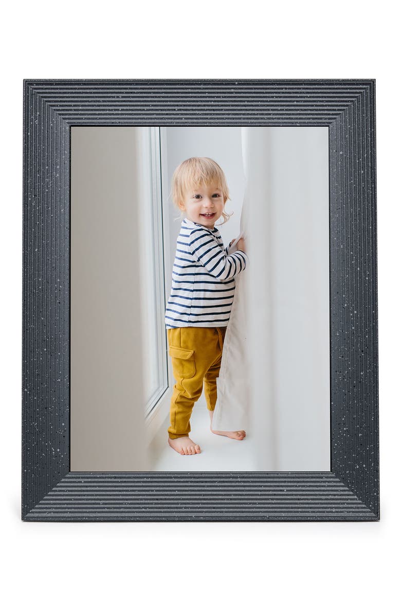 Aura Mason Luxe Digital Photo Frame, Alternate, color, PEBBLE