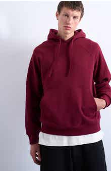 Boxy Cotton Blend Hoodie