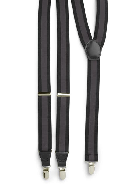 Big & Tall Stripe Y-Back Suspenders Boxed Set