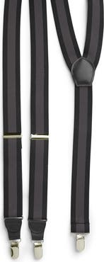 Harbor Bay by DXL Big & Tall Stripe Y-Back Suspenders Boxed Set