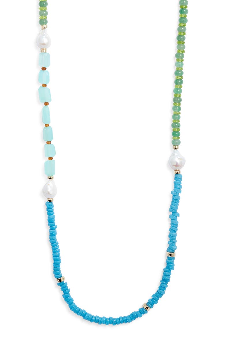 Lizzie Fortunato Cabana Beaded Necklace, Main, color,