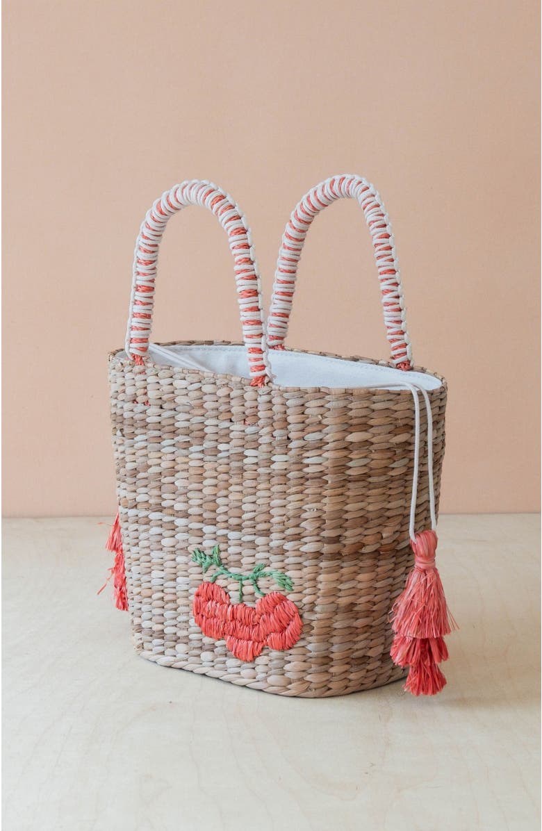 LIKHA Tomato Embroidered Tote Bag, Alternate, color,