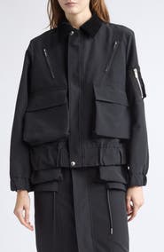 Sacai Grosgrain Bonding Blouson Jacket