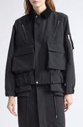 Sacai Grosgrain Bonding Blouson Jacket