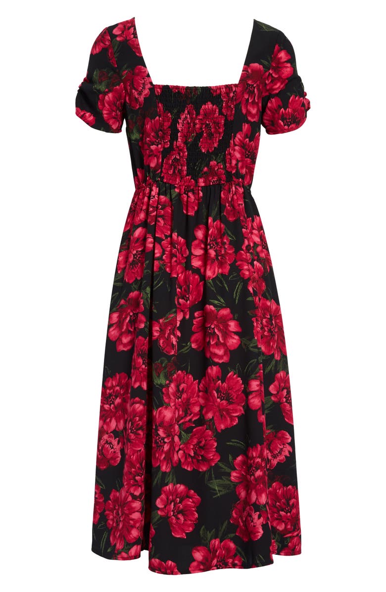 Leith Square Neck Maxi Dress, Alternate, color,