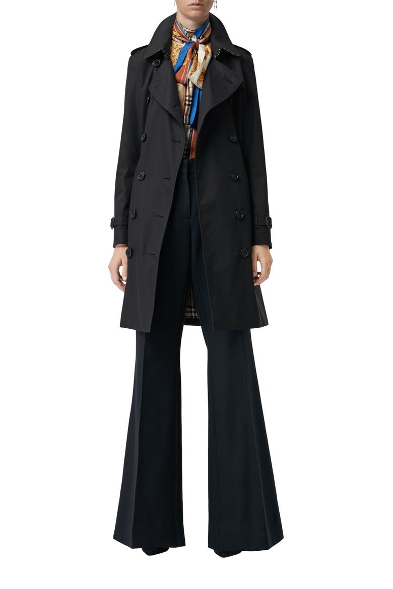 The Kensington Heritage Trench Coat, Alternate, color, MIDNIGHT