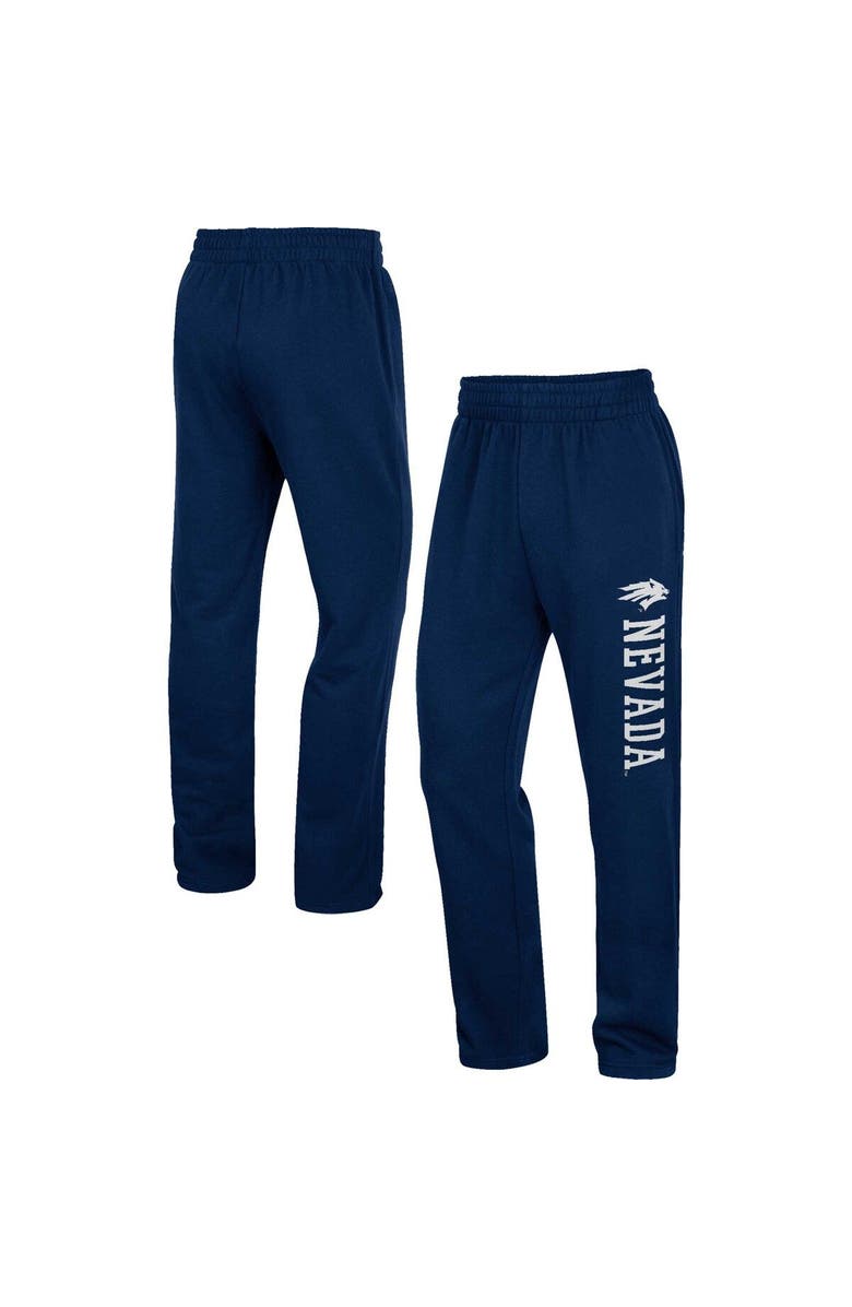 COLOSSEUM Men's Colosseum Navy Nevada Wolf Pack Wordmark Pants, Main, color, 