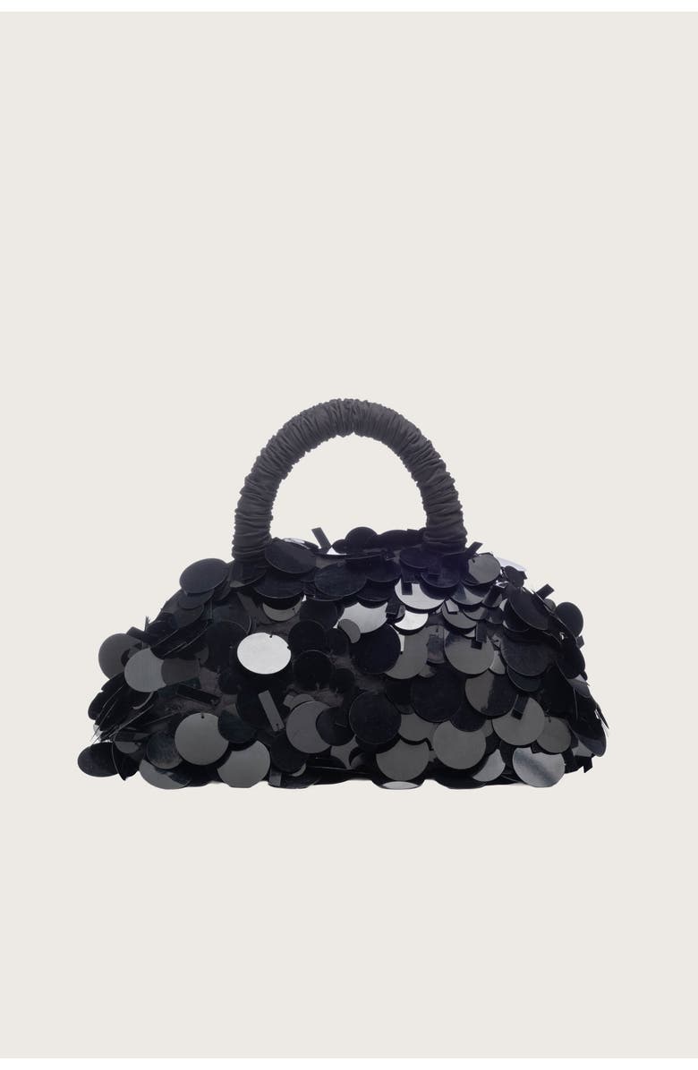Merlette Lune Mini Sequin Bag, Main, color, Black