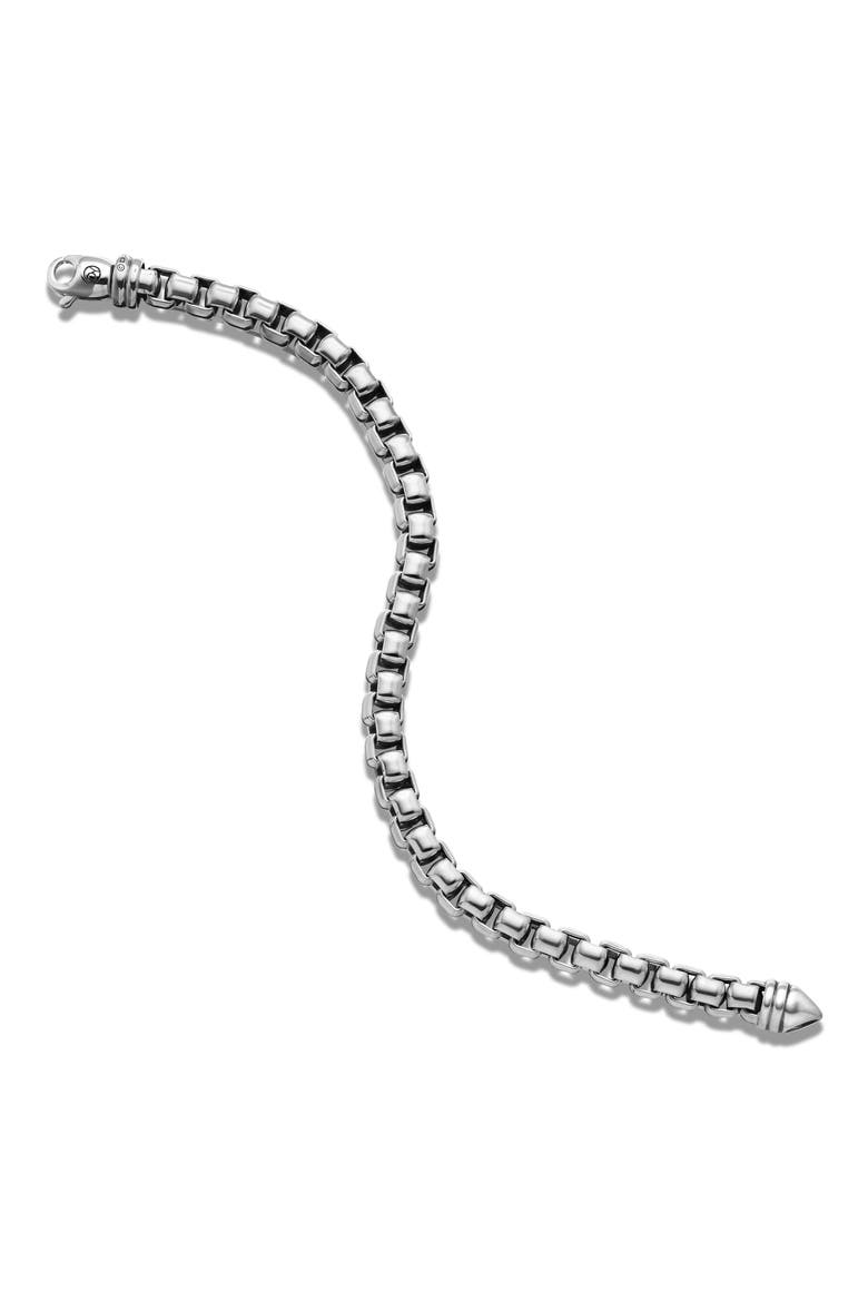 Extra-Large Box Chain Bracelet, Alternate, color, SILVER