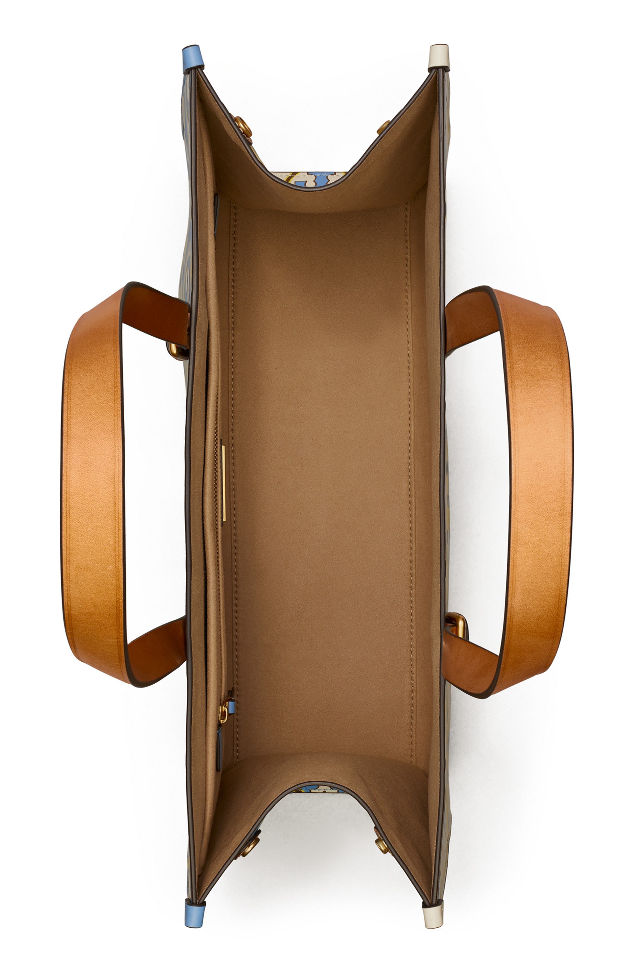 Tory Burch T Monogram Contrast Embossed Tote, Alternate, color, 