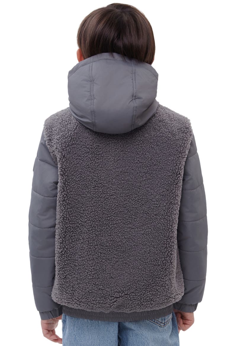 Kids' Fleece Jacket, Alternate, color, Grey