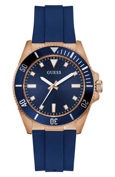 Cliff Silicone Strap Watch, 41mm