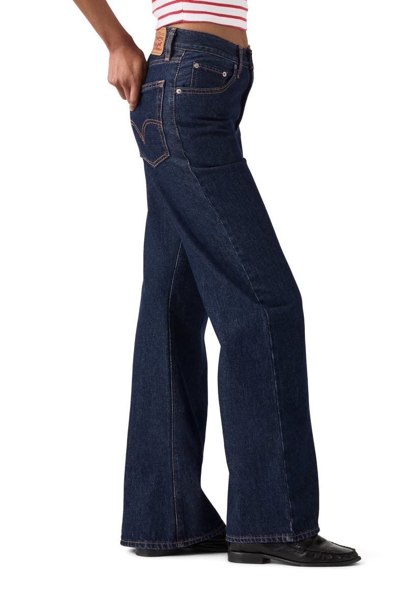 Middy Loose Bootcut Jeans, Alternate, color, SHADED VIEW