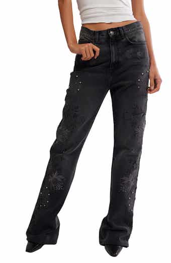 Free People Irie Embellished Bootcut Jeans