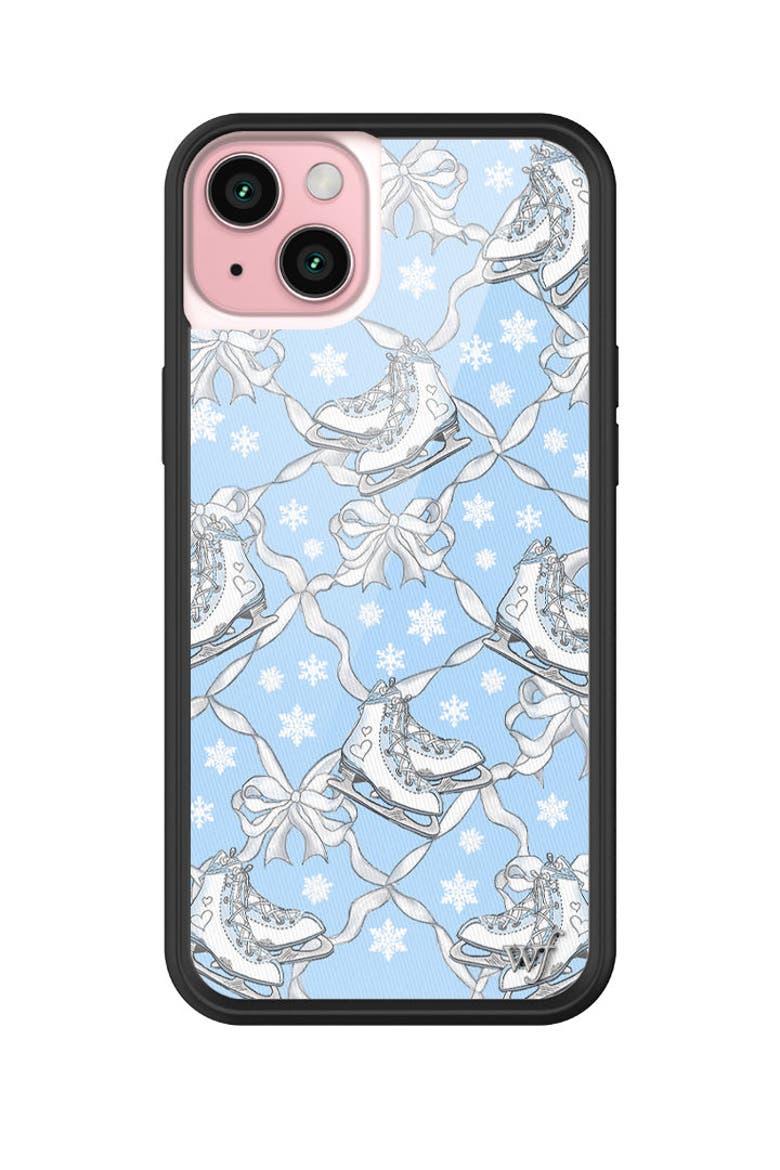 Skates iPhone Case, Alternate, color, Blue