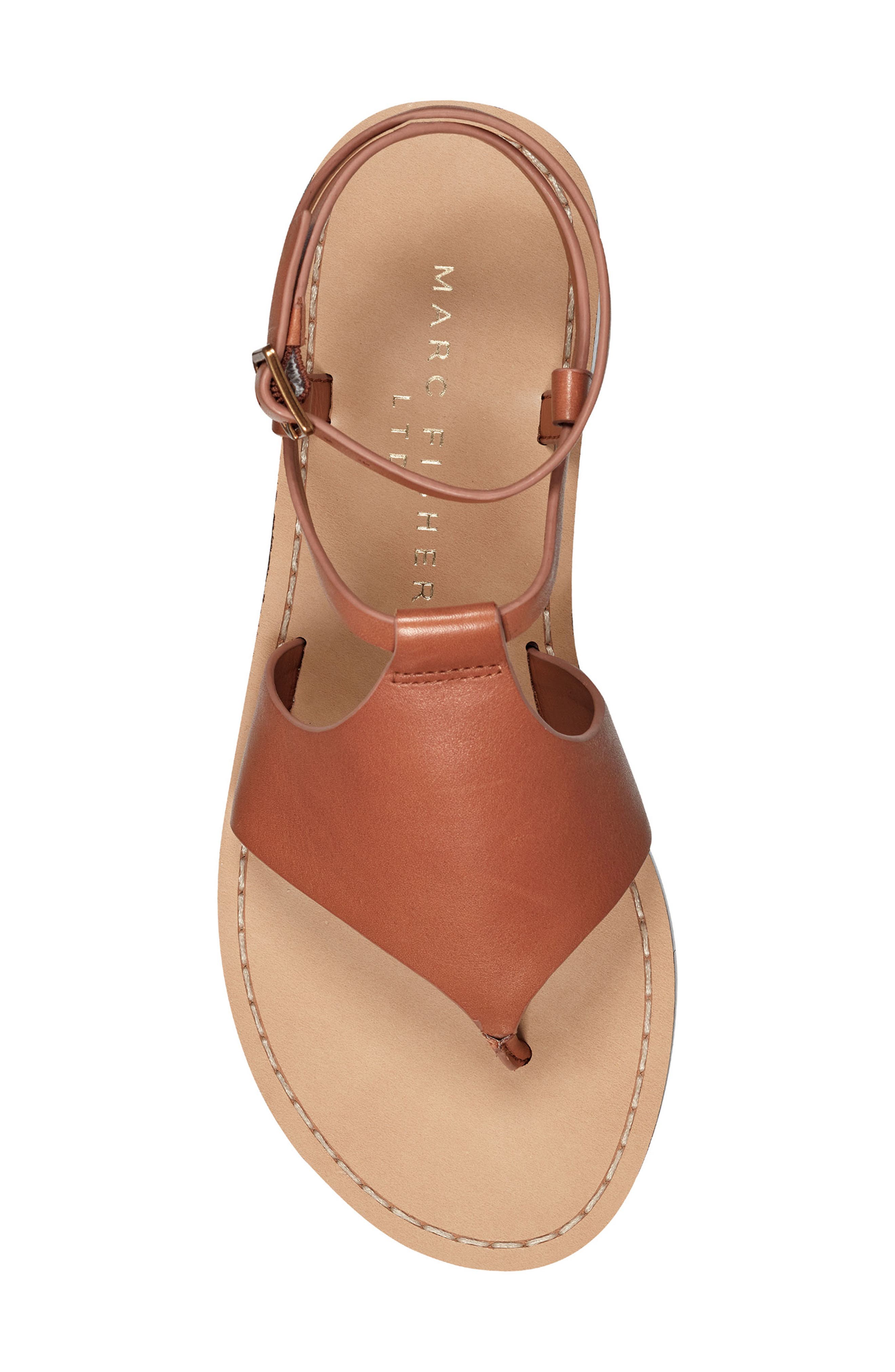 Lille Ankle Strap Sandal, Alternate, color, BROWN