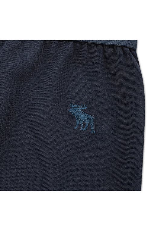 Abercrombie Kids Kids' Core Fitted Two-piece Jogger Pajamas In Blue