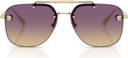 Versace 60mm Square Sunglasses