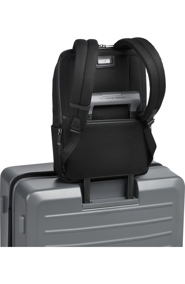 Porsche Design Roadster Extra Small Water Resistant Nylon & Leather Backpack, Alternate, color,