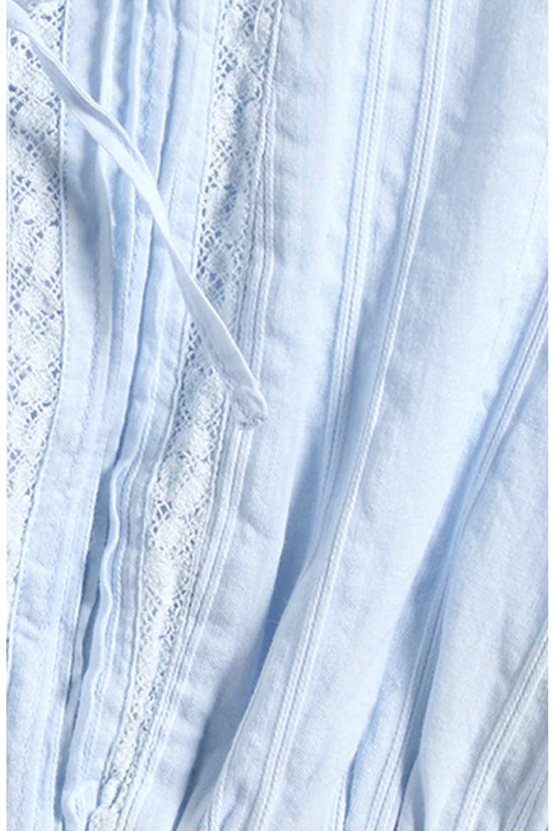 Kids' Shoreline Smocked Cotton Top, Alternate, color, BLUE FINCH