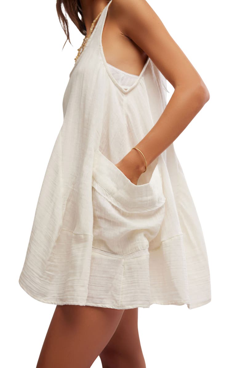 Free People Pina Colada Cotton Tunic Minidress, Alternate, color,