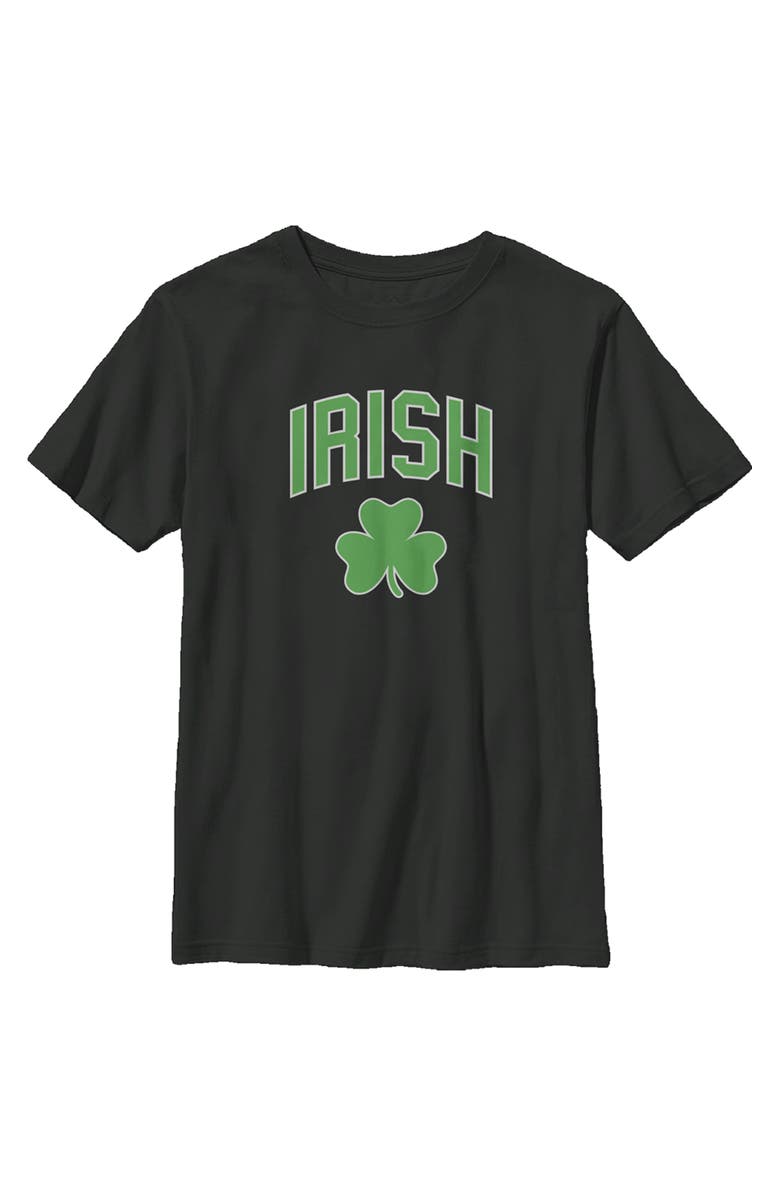 Lost Gods Boy's Lost Gods St. Patrick's Day Irish Shamrock Graphic T-Shirt, Main, color, Black
