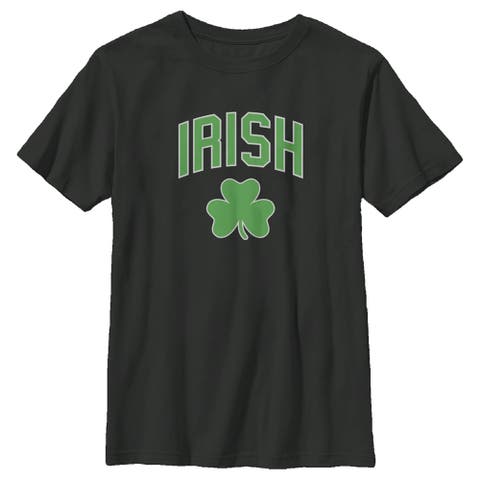 Boy's Lost Gods St. Patrick's Day Irish Shamrock  Graphic T-Shirt