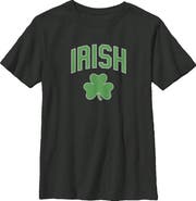 Lost Gods Boys' St. Patrick's Day Irish Shamrock Graphic Tee