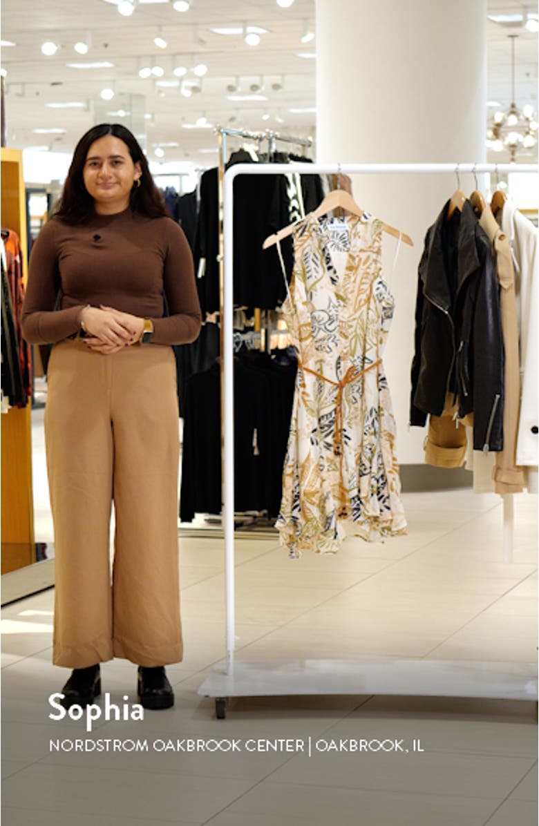 Nina Floral Print Minidress, sales video thumbnail