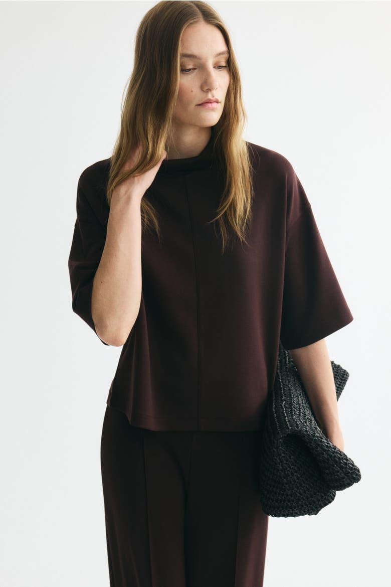 2-piece Jersey Set, Alternate, color, Dark brown