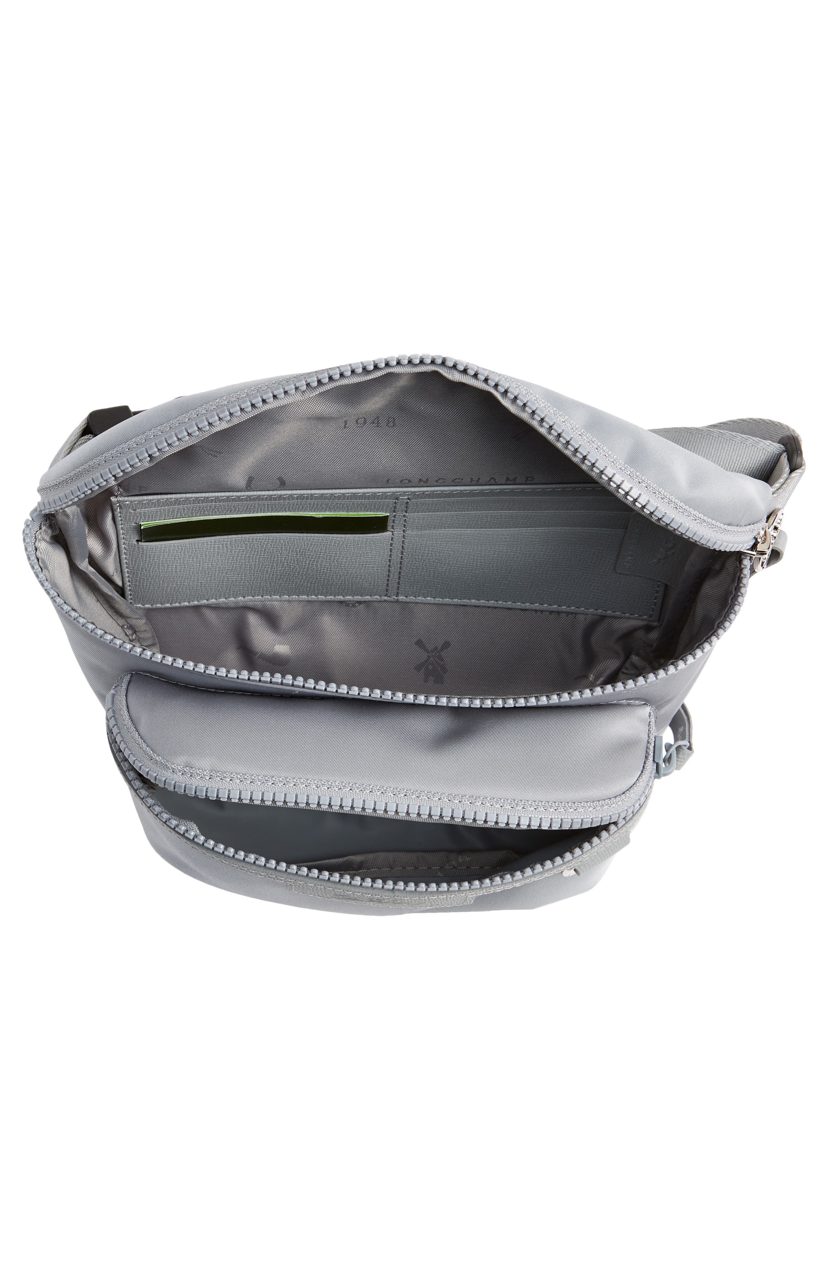 Longchamp Canvas Belt Bag, Alternate, color, 