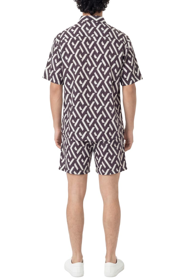 Callen Shorts, Alternate, color, Black White