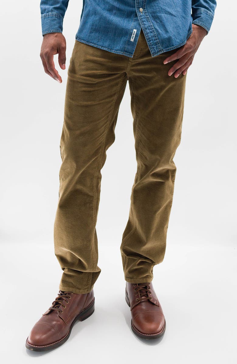 Devil-Dog Dungarees Stretch Corduroy Five Pocket Pants, Alternate, color, 