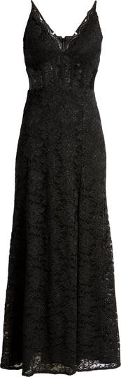 Corset Lace Sleeveless Gown