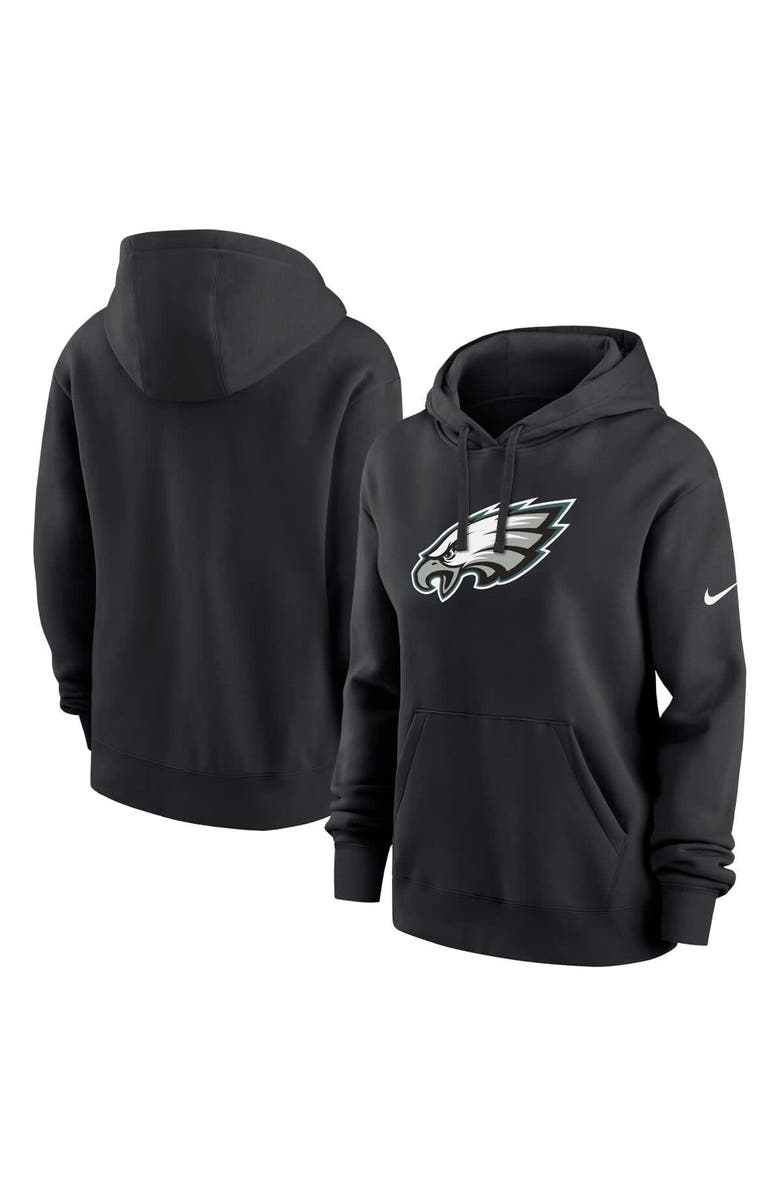 Nike Women's Nike Black Philadelphia Eagles Club Fleece Pullover Hoodie, Main, color, Black
