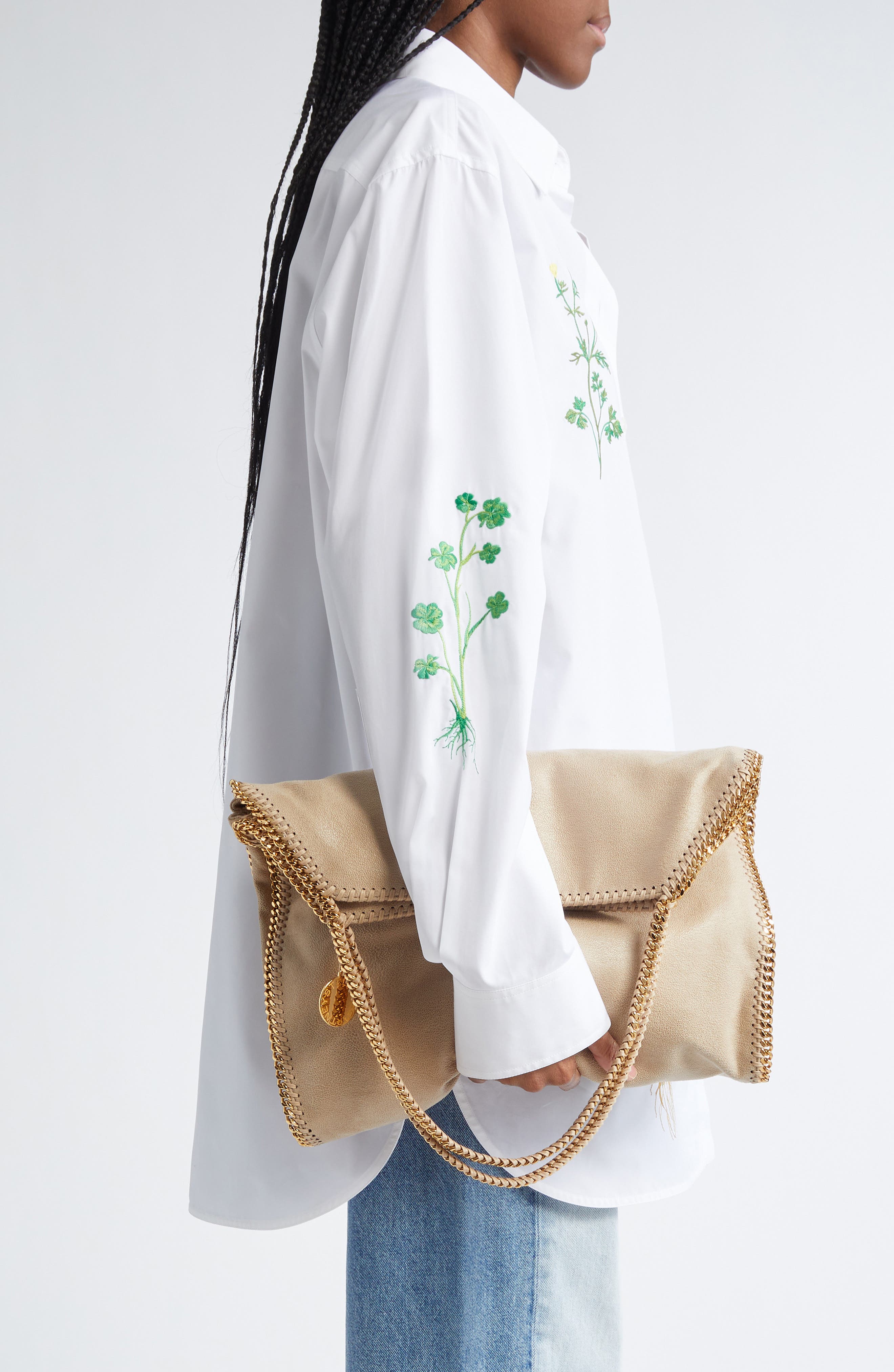 Stella McCartney Falabella Faux Leather Tote, Alternate, color, 