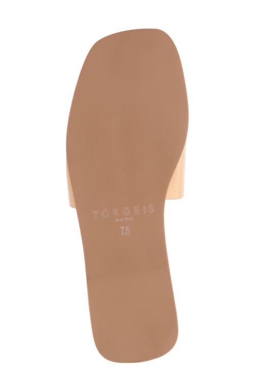 TORGEIS TORGEIS TABITHA CHAIN BIT SLIDE SANDAL