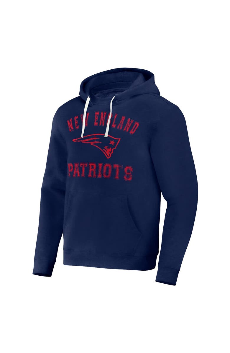 NFL X DARIUS RUCKER Men's NFL x Darius Rucker Collection by Fanatics Navy New England Patriots Coaches Pullover Hoodie, Alternate, color, 