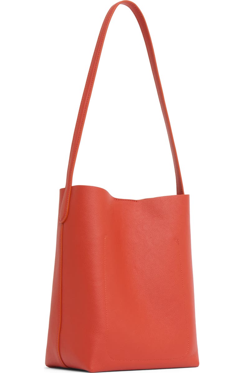 Mansur Gavriel Small Everyday Cabas Leather Tote, Alternate, color, Pomodoro