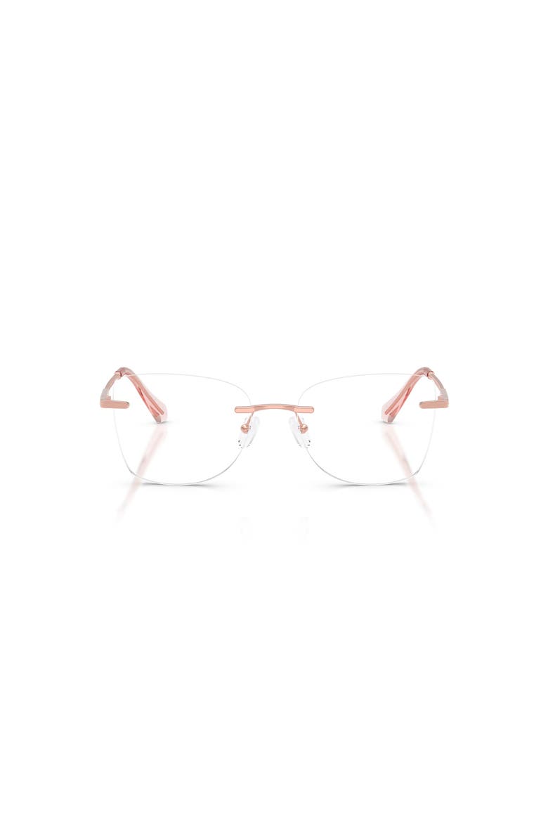 53mm Square optical glasses, Alternate, color, Pink