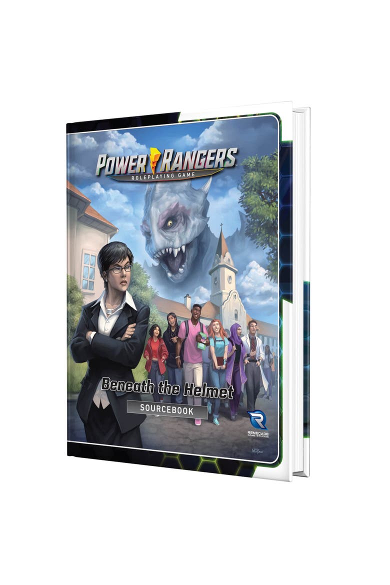 Power Ranger Roleplaying Game Beneath The Helmet Sourcebook, Main, color, Multicolored