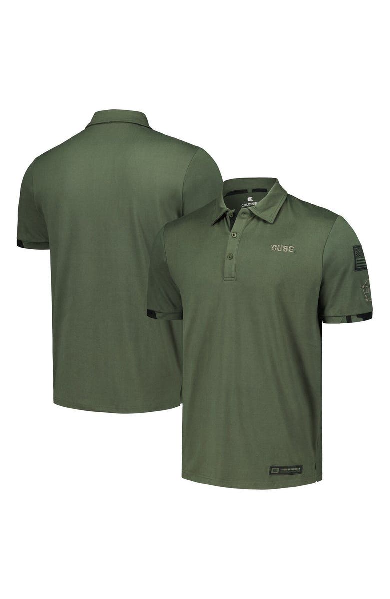 COLOSSEUM Men's Colosseum Green Syracuse Orange OHT Military Appreciation Echo Polo, Main, color,