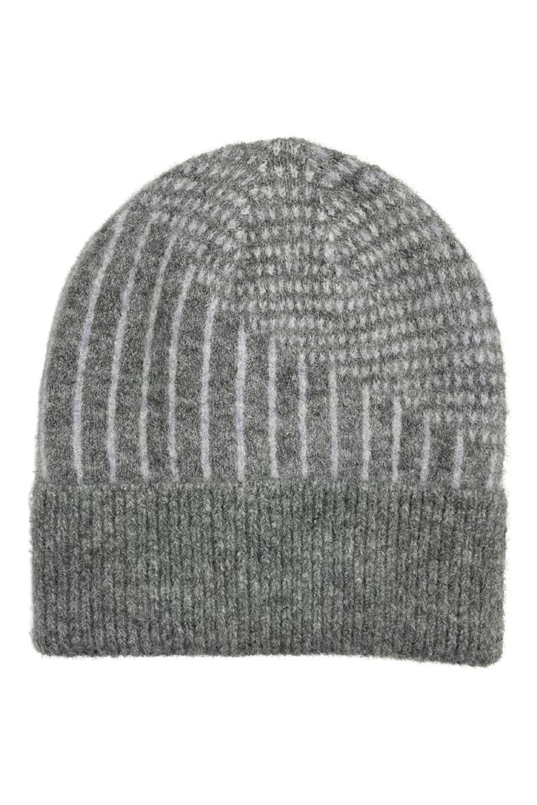 Knit Cuff Beanie, Main, color, GREY