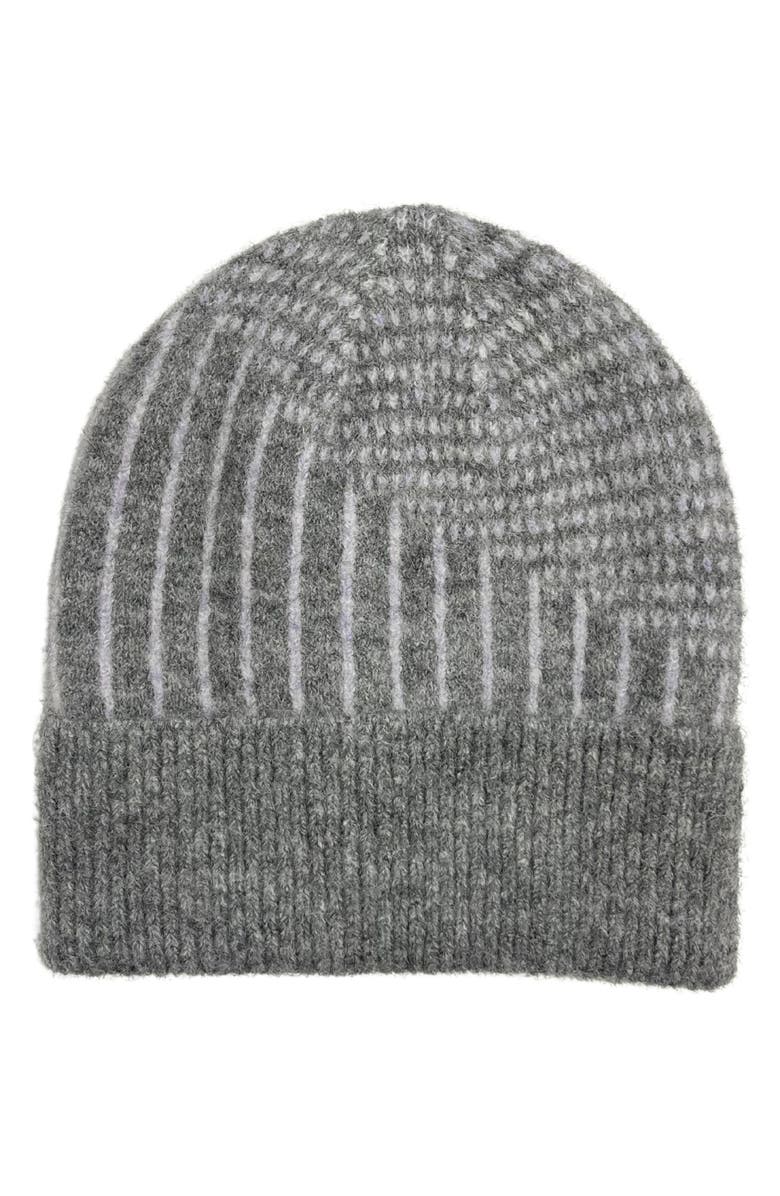 MARCUS ADLER Knit Cuff Beanie, Main, color, Grey