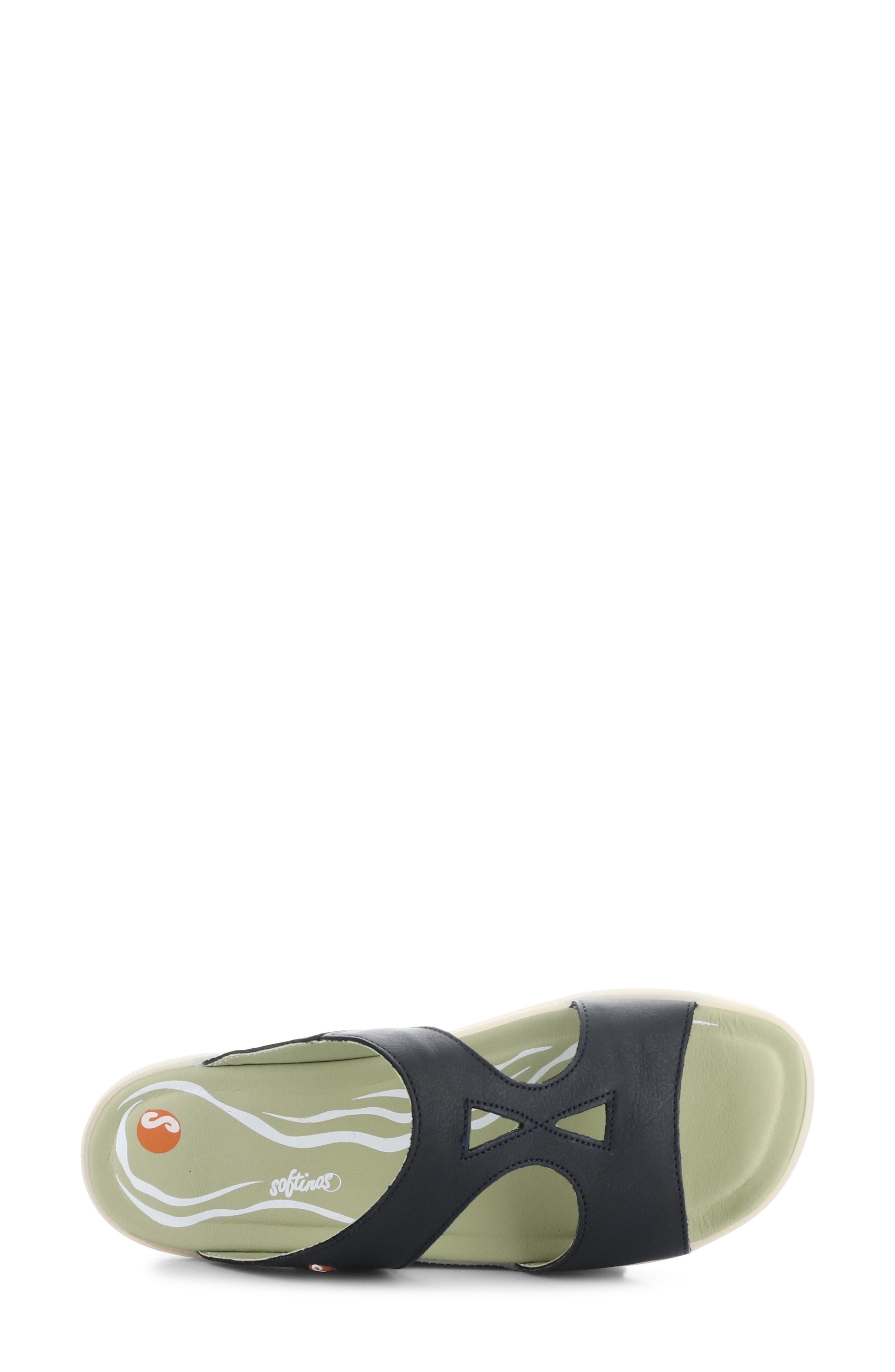 Inbe Slide Sandal, Alternate, color, 001 NAVY SMOOTH LEAT