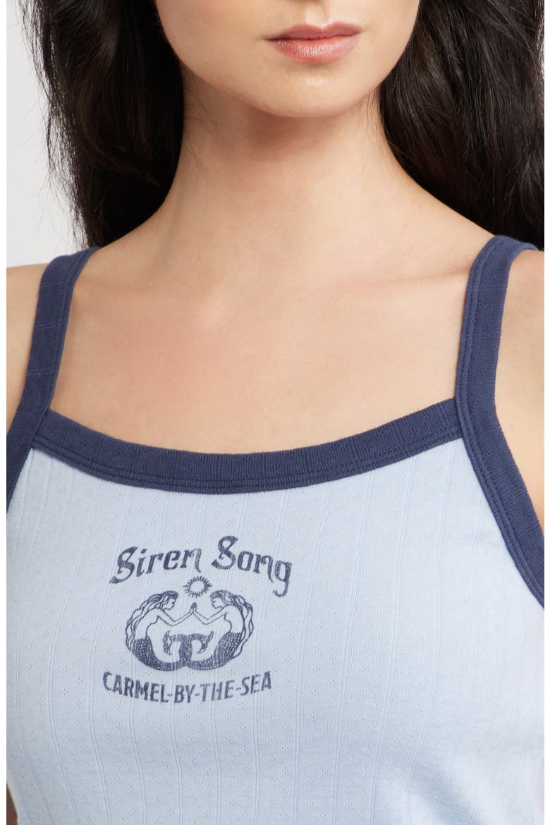 Siren Song 90s Pointelle Tank, Alternate, color, BLUE COMBO