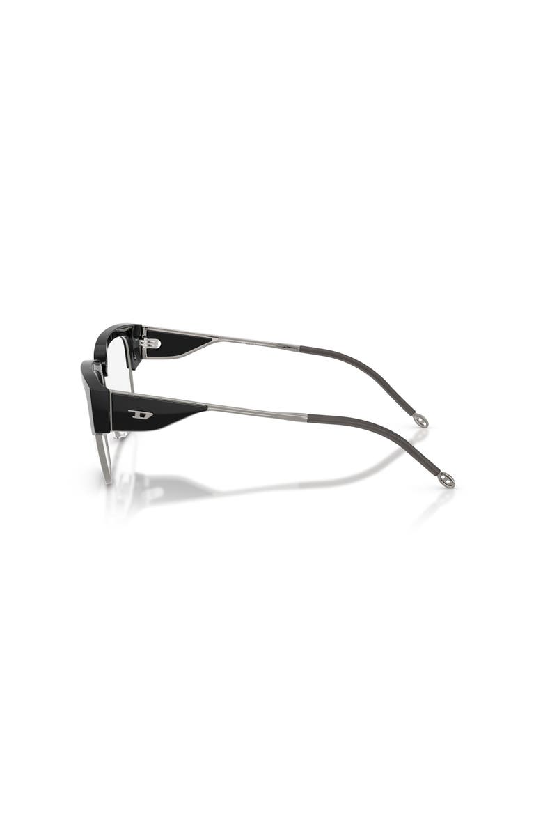 DIESEL<sup>®</sup> 55mm Square optical glasses, Alternate, color, Black