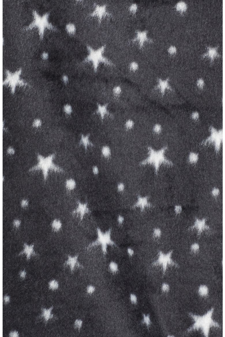 Polar Fleece Pajamas, Alternate, color, BLACK